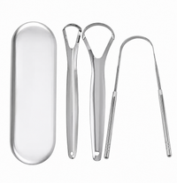 3 Piece Stainless Steel Tongue Scrapper™